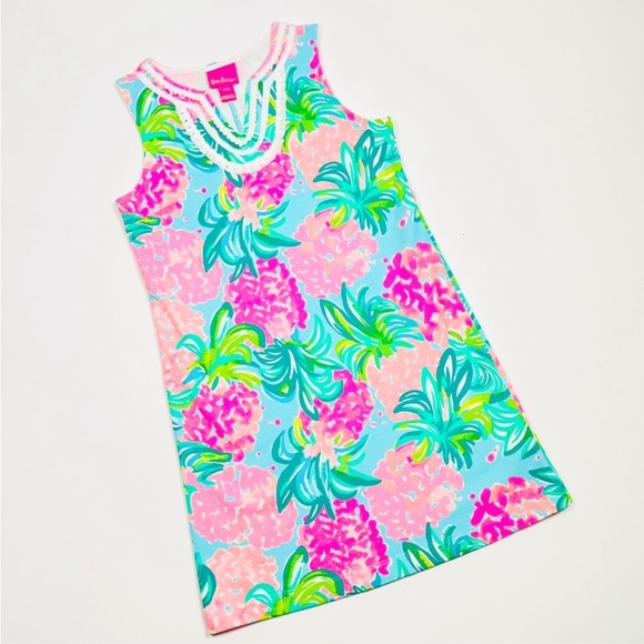 RARE! Lilly Pulitzer Beach Mini Harper Shift Knit Terry Cloth Dress - Picture 1 of 4